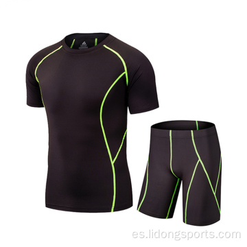 Ropa de entrenamiento de ropa para hombre seco rápido